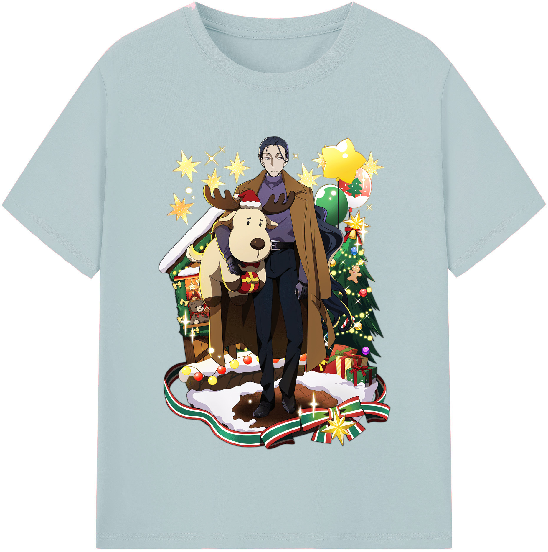（画像用） 文豪ストレイドッグス Bungo Stray Dogs 綿100％半袖Tシャツ（フロントプリント）